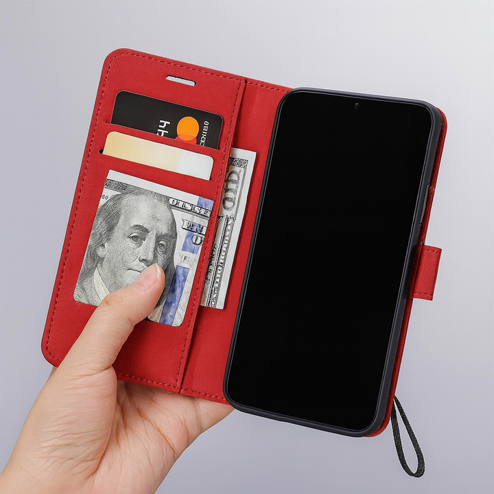 Leather Wallet Flip Phone Case Kalsten