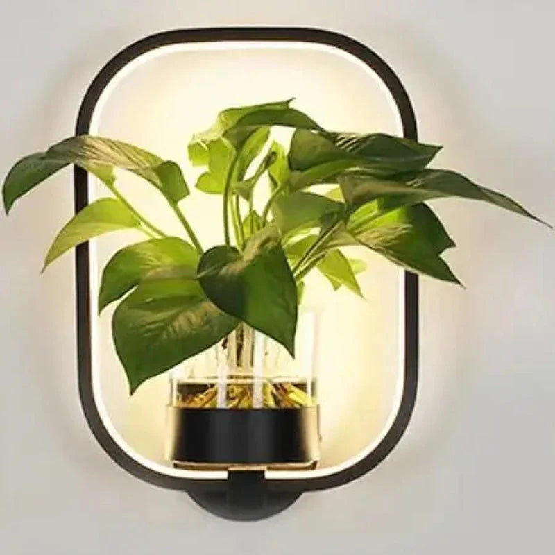 Wall Lamp with Glass Plant Holder Kalsten