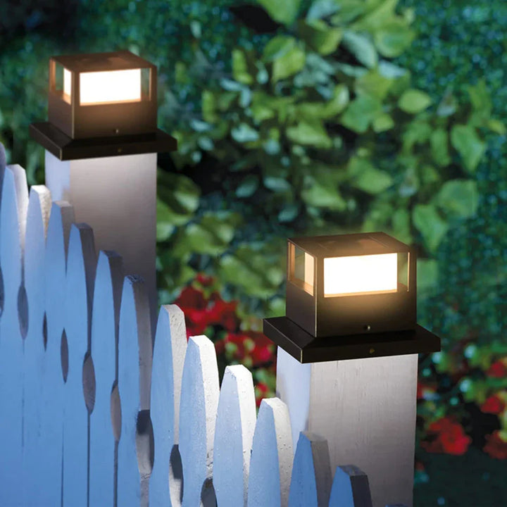 LED Solar Column Light for Outdoor Use - Weatherproof and energy-saving outdoor lighting, ideal for garden and terrace | Kalsten