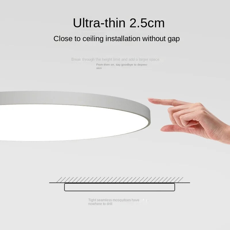 Round Modern LED Flush Ceiling Light Noxord