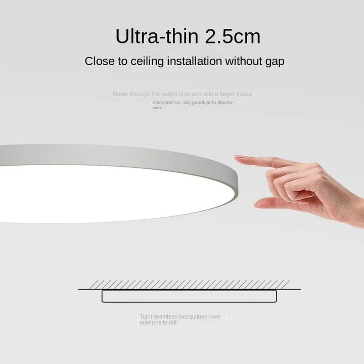 Round Modern LED Flush Ceiling Light Noxord
