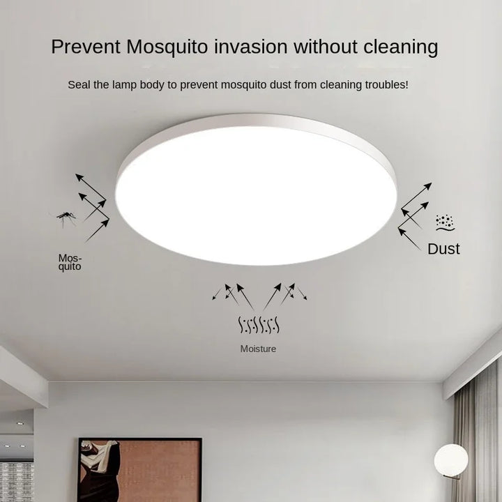 Round Modern LED Flush Ceiling Light Noxord