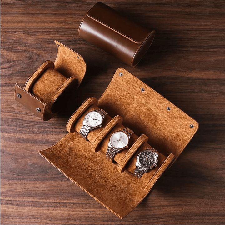 Kalsten | Leather Travel Watch Case for 1–3 Watches