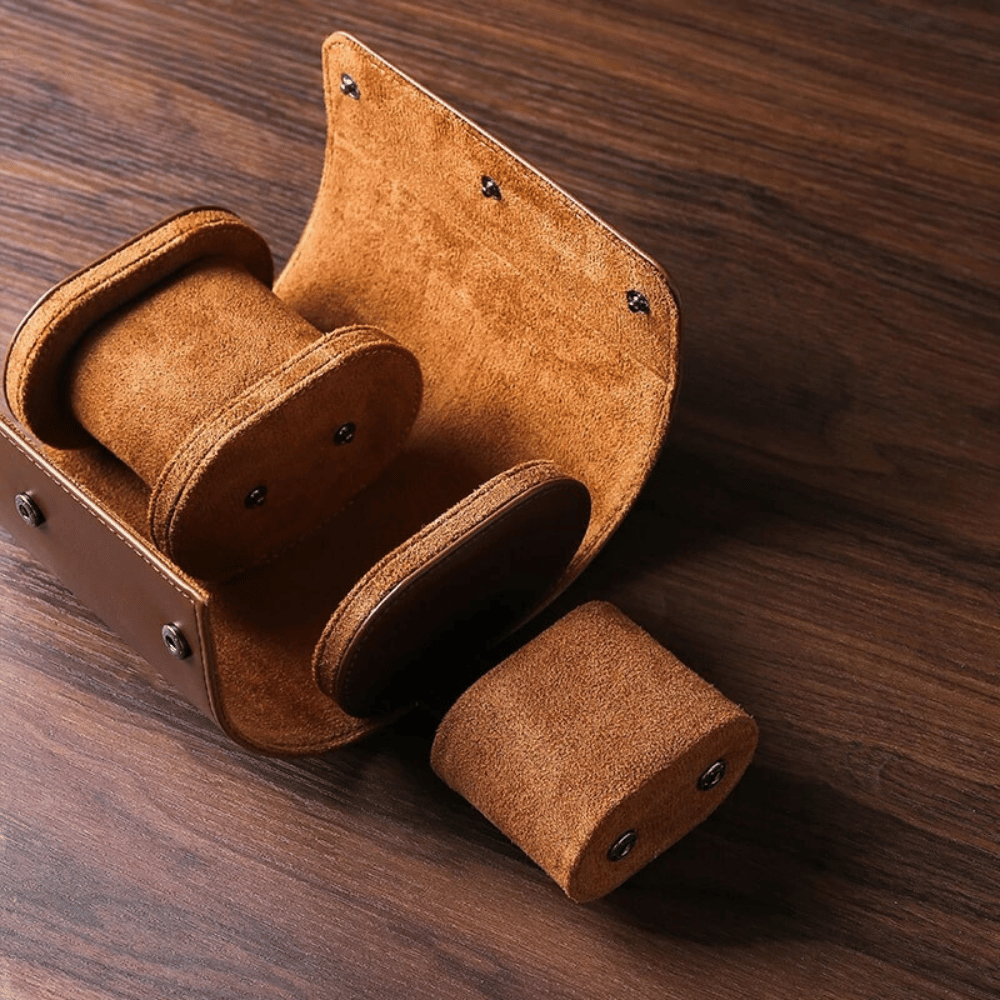 Kalsten | Leather Travel Watch Case for 1–3 Watches