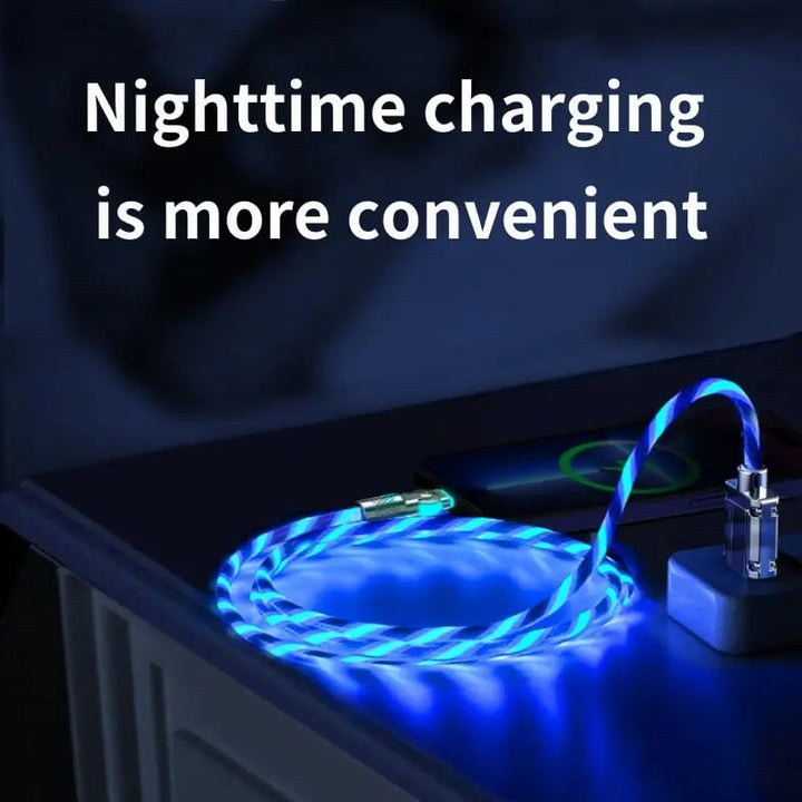 Kalsten | Illuminated 540° Redatable data cable – High quality & fast charging