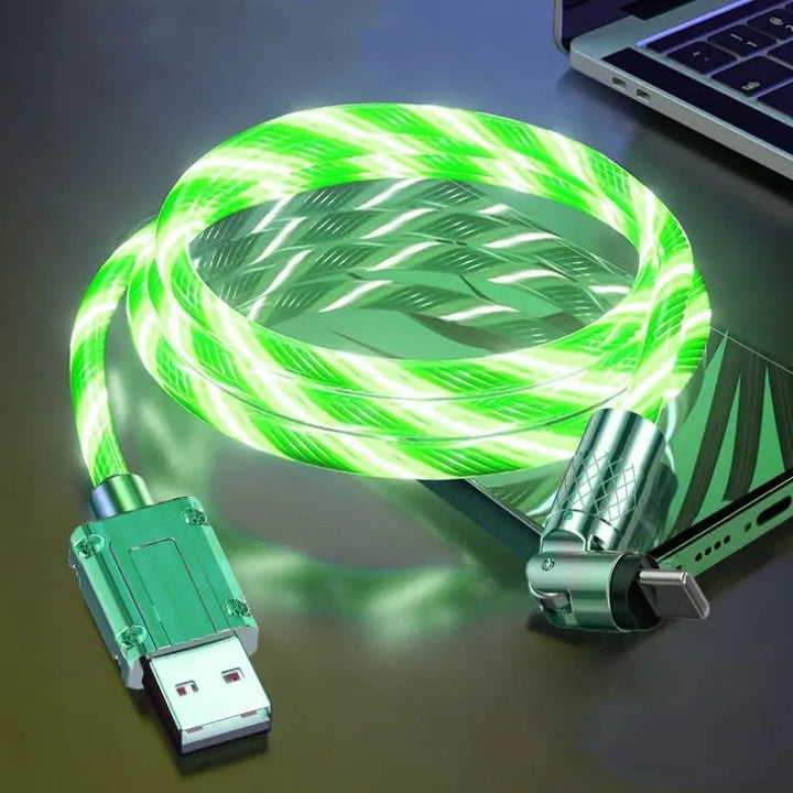 Kalsten | Illuminated 540° Redatable data cable – High quality & fast charging
