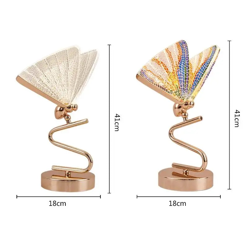 Luxury Butterfly Lamp with Warm Ambient Lighting – Elegant Accenting Noxord