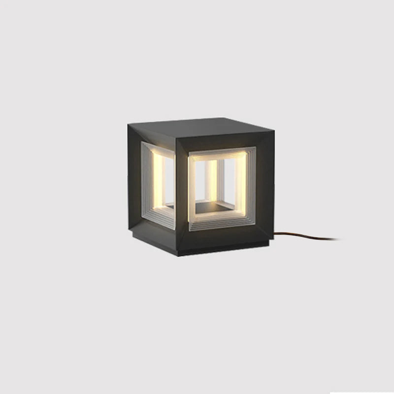 Light Cube Outdoor Post Light | Kalsten