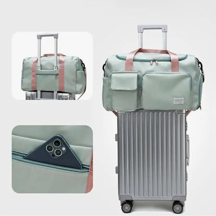 Kalsten | Traventix Travel Bag with Multiple Compartments | Waterproof & Lightweight | Sports, Fitness & Weekend Bag for Men & Women