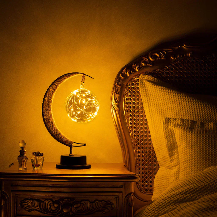 Kalsten | LED Moon Lamp Decorative Bedroom Table Light
