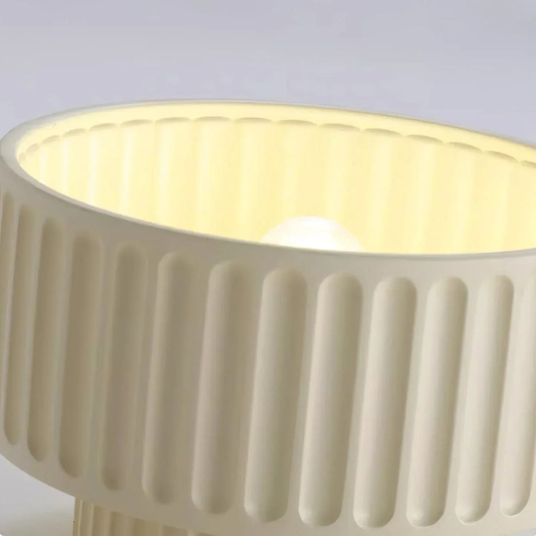 Ceiling Light Resin 9.8 in Vintage Cream Semi Flush Mount Indoor Lighting Bedroom Living Room Hallway Lamp | Kalsten