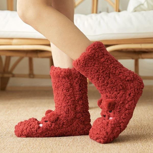 Llama Alpaca Indoor Booties Woollen Socks | Kalsten