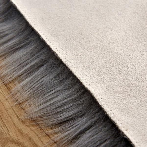 Love Heart Shaped Faux Sheepskin Fur Rug | Kalsten