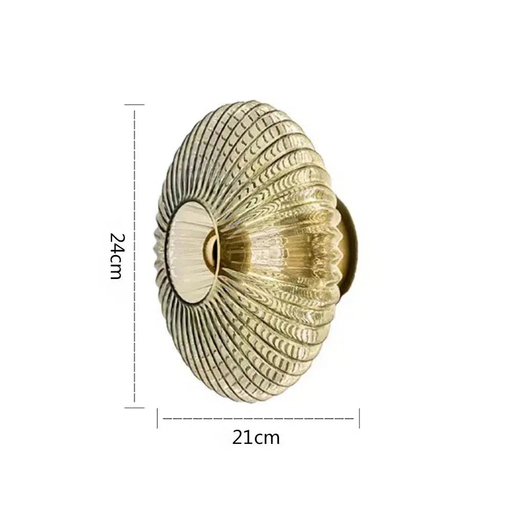 Luminara | Elegant Contemporary Metal Glass Wall Light Fixture | Noxord