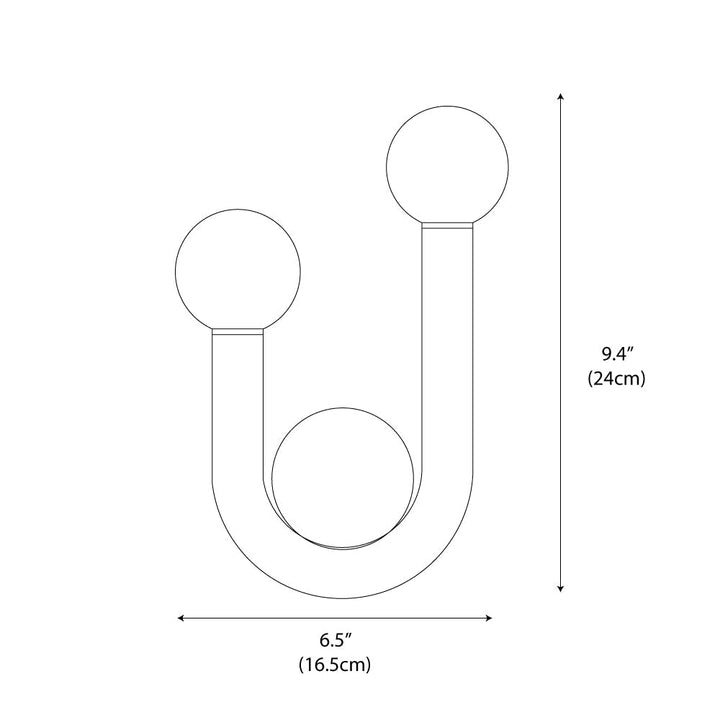 Luna U-shaped Wall Lamp | Kalsten