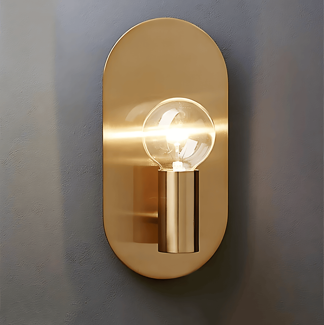 Lunaria | Elegant Minimalist Oval Wall Sconce Light Fixture | Kalsten