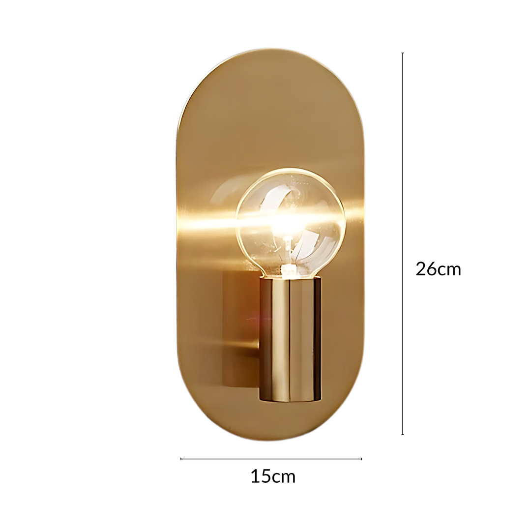 Lunaria | Elegant Minimalist Oval Wall Sconce Light Fixture | Kalsten