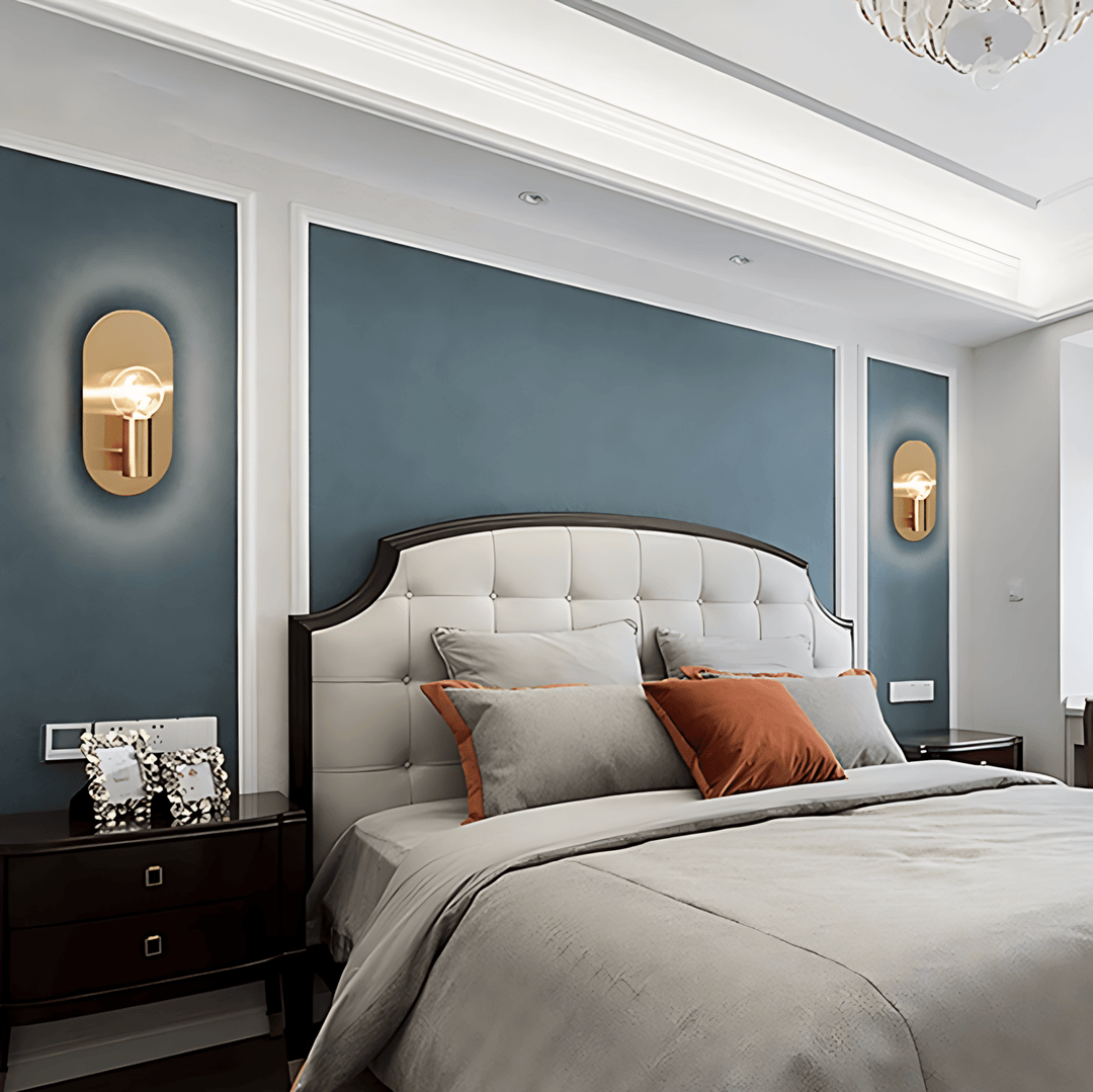 Lunaria | Elegant Minimalist Oval Wall Sconce Light Fixture | Kalsten