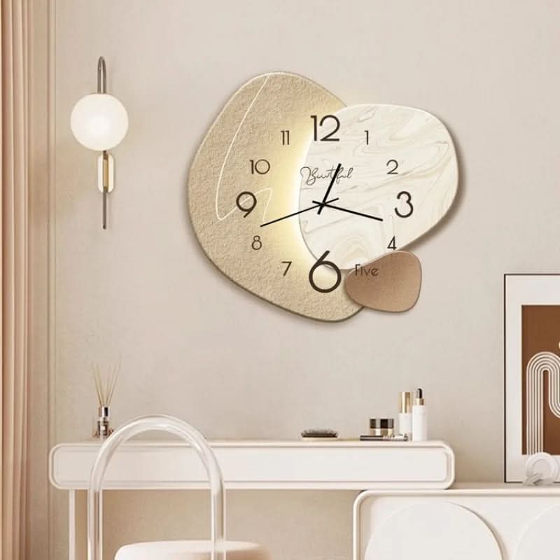 Kalsten | Modern 30cm Silent Quartz Wall Clock Metal Glass