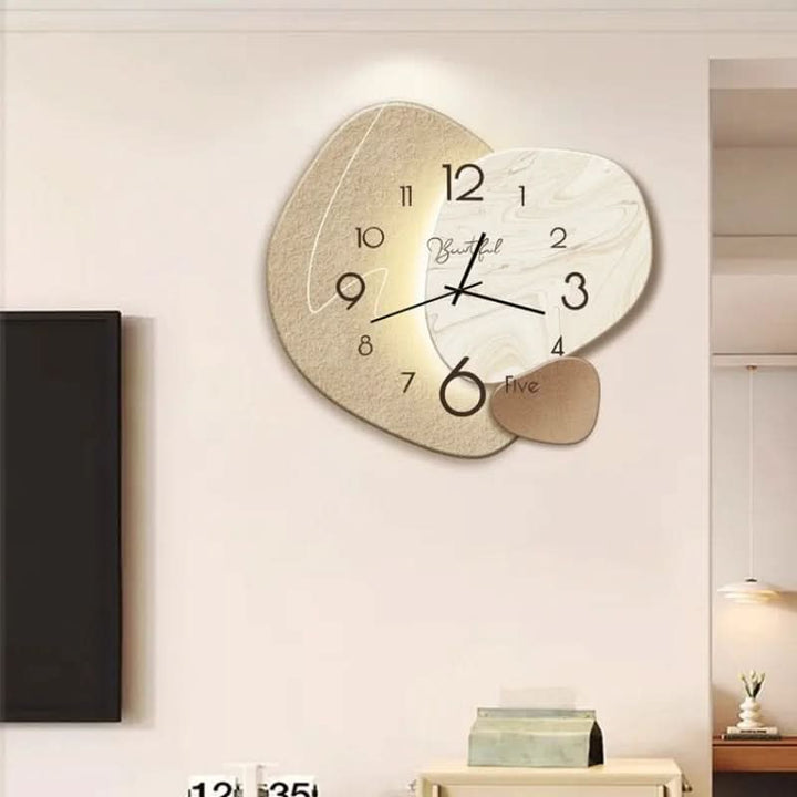 Kalsten | Modern 30cm Silent Quartz Wall Clock Metal Glass