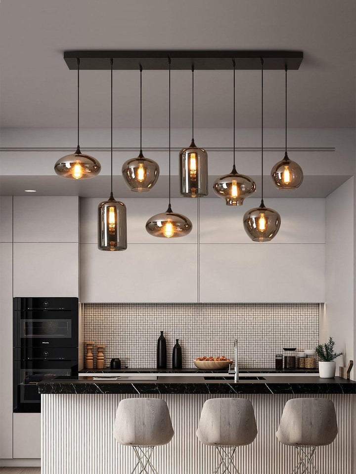 Bottle Glass Ceiling light fitting Pendant Light | Kalsten