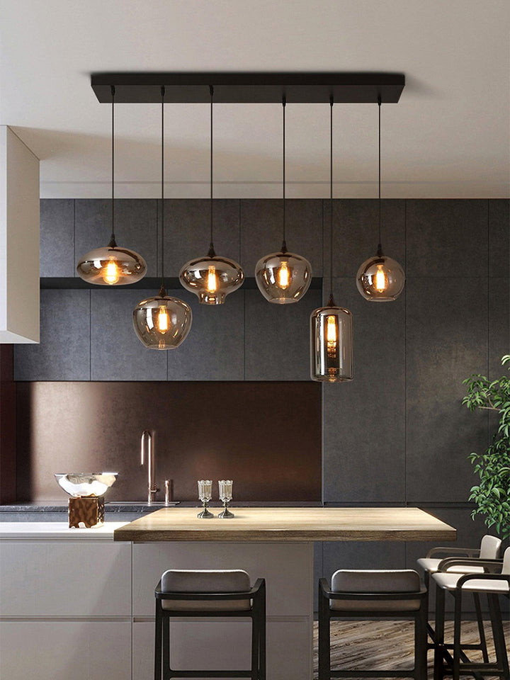 Bottle Glass Ceiling light fitting Pendant Light | Kalsten
