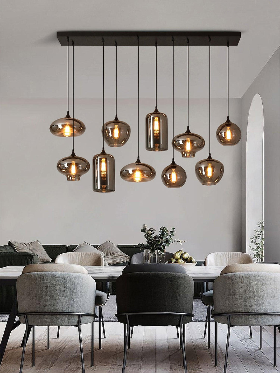 Bottle Glass Ceiling light fitting Pendant Light | Kalsten