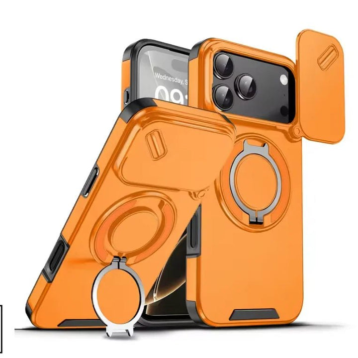 Kalsten | Durable shockproof case with magnetic ring holder for iPhone 17
