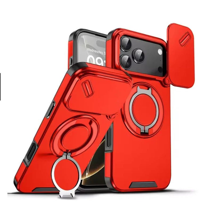 Kalsten | Durable shockproof case with magnetic ring holder for iPhone 17