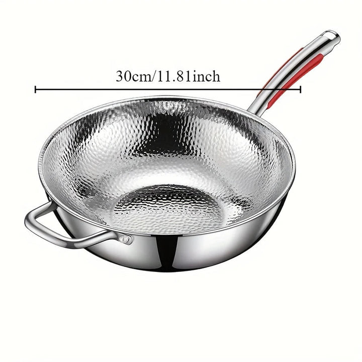 Kalsten | Premium titanium wok with round bottom for induction cookers and effortless stir-frying
