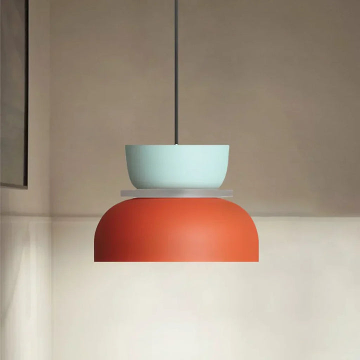 Kalsten | Nordic Color Block Pendant Light Fixture - Modern Hanging Lamp for Kitchen & Dining Room