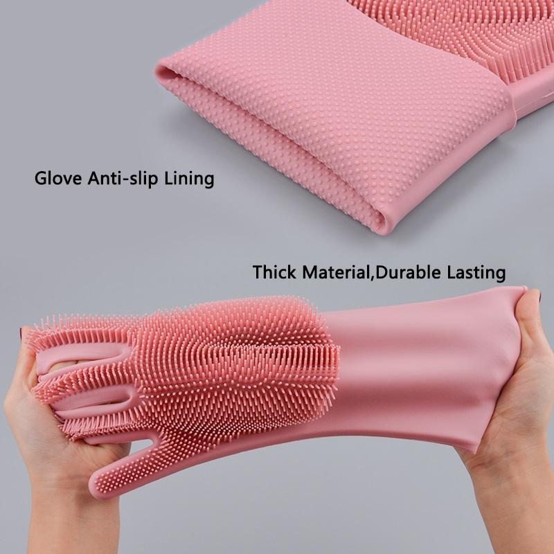 Magic Silicone Cleaning Gloves (in Pair) | Kalsten
