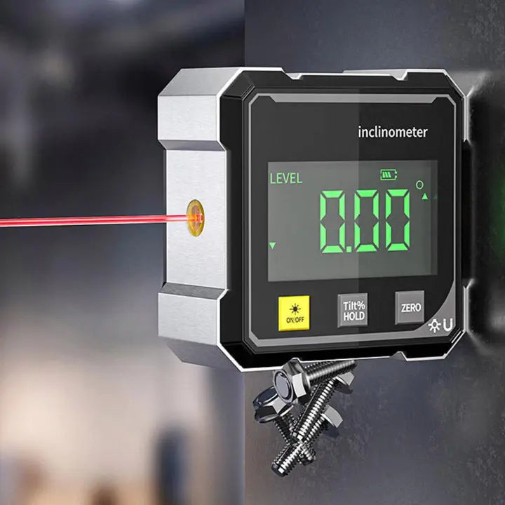Precision Angle Meter AnglePro – Magnetic Digital Laser Level | Kalsten