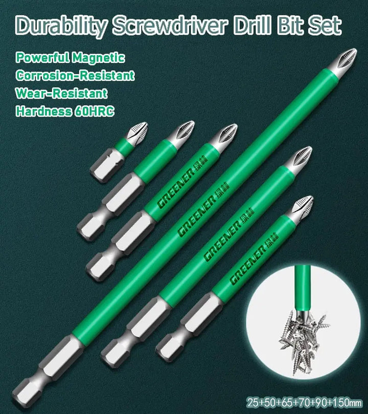 Kalsten | Magnetic Screwdriver Drill Bit Set (6 Pieces)
