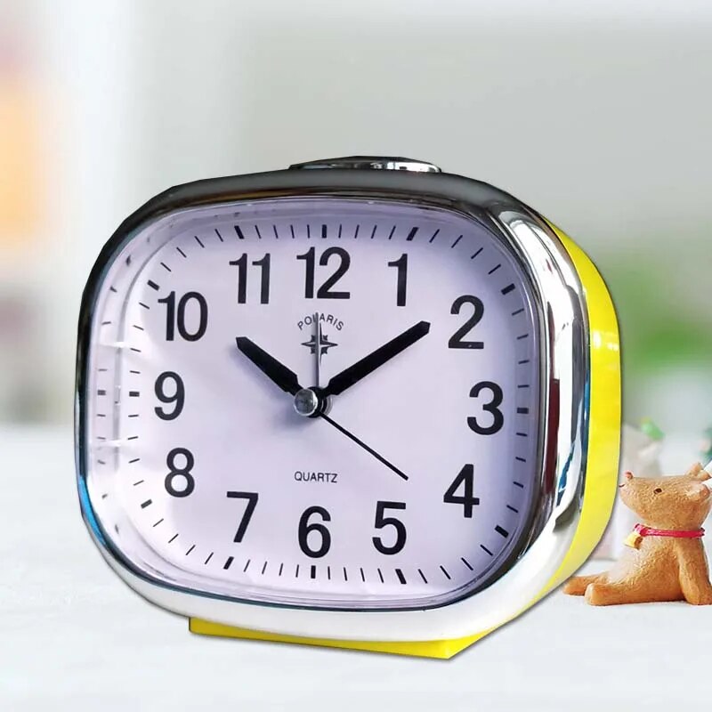 Silent Nightstand Clock – Alarm Clock with Night Light and Snooze Function | Kalsten