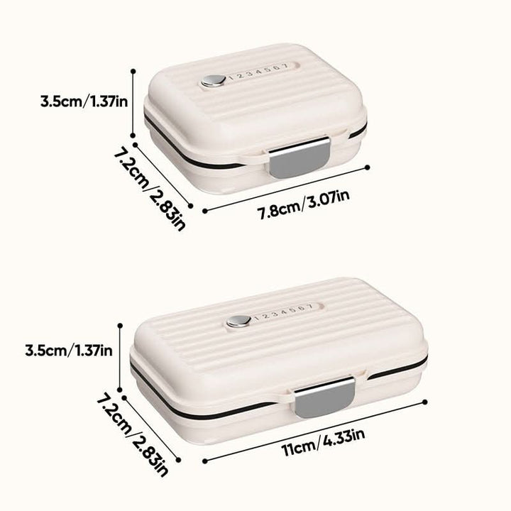Kalsten | Portable Pill Organizer with 7 Compartments & Triple Seal