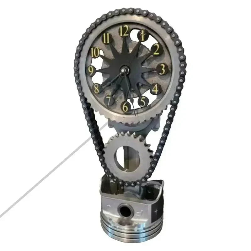 Kalsten | Watch chain with movement - Silent rotating table clock