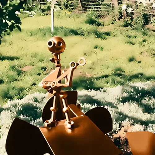 Kalsten | Metal Windmill "Rock Band" – Moving Garden Decor with Character