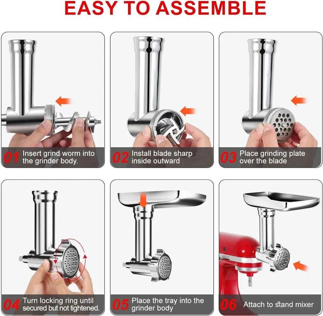 GRINDLIVA Meat Grinder Attachment for KitchenAid | Kalsten