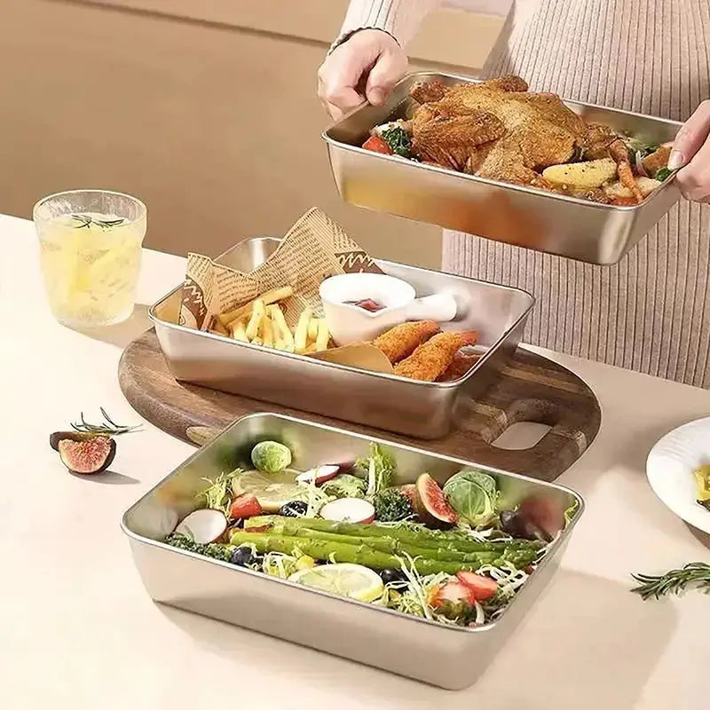 Noxord | Microwave-safe stainless steel containers with lid