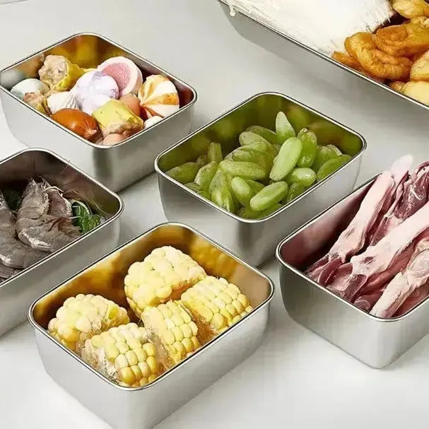 Noxord | Microwave-safe stainless steel containers with lid