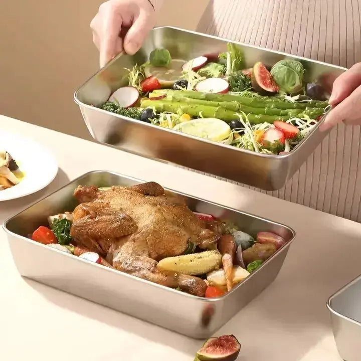 Noxord | Microwave-safe stainless steel containers with lid