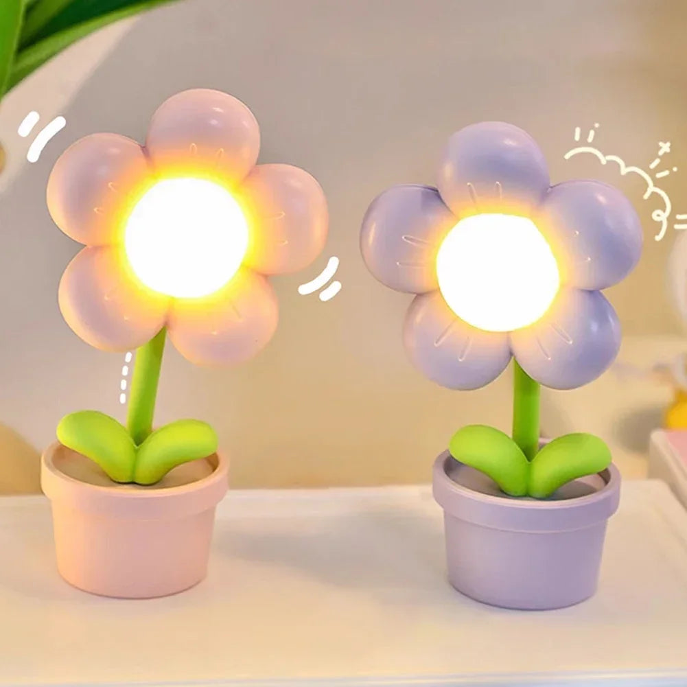 BloomAura – Elegant Petite Flower Table Lamp for Soft Lighting | Kalsten