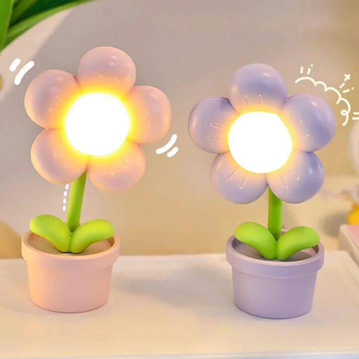 BloomAura – Elegant Petite Flower Table Lamp for Soft Lighting | Kalsten