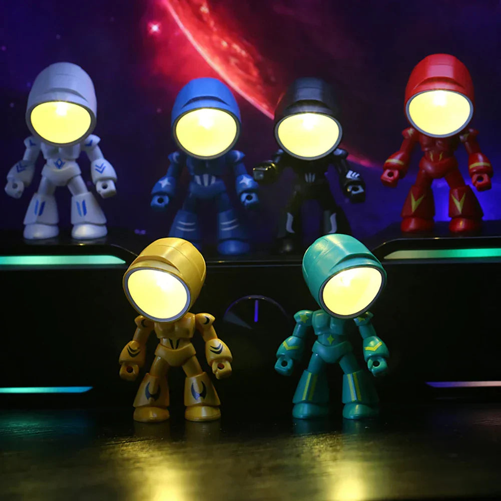 Cute Robot Table Lamp – Creative LED Light for Children's Room and Desk | Noxord