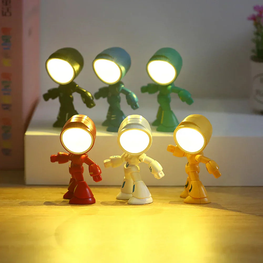 Cute Robot Table Lamp – Creative LED Light for Children's Room and Desk | Noxord