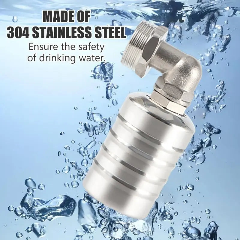 Kalsten | Mini Float Valve | Automatic Water Level Control | Stainless Steel | 10–150 PSI | Compact