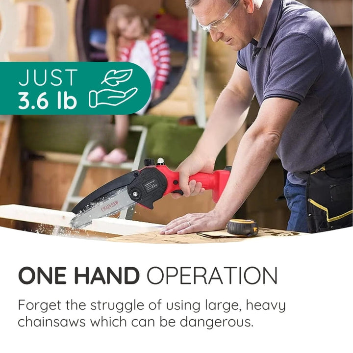 Noxord | Mini Upgraded Cordless Chainsaw