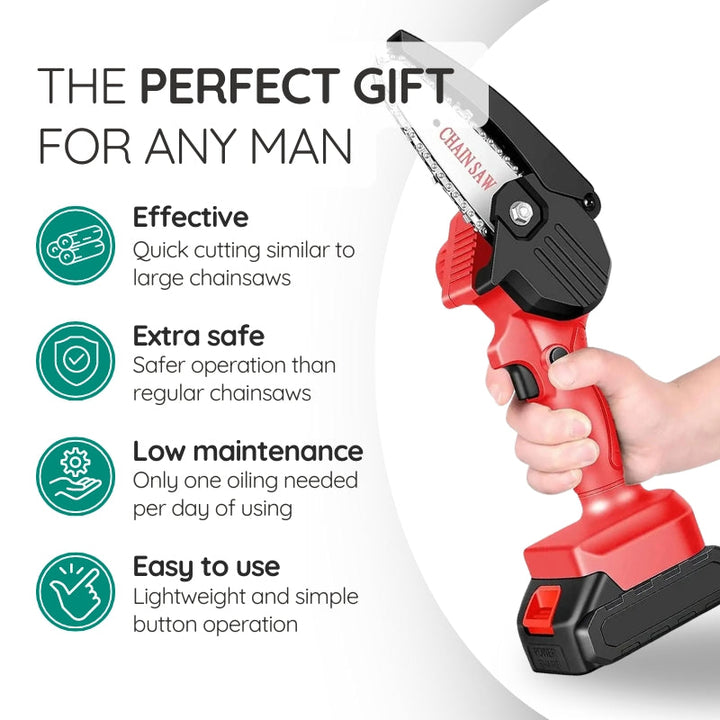 Noxord | Mini Upgraded Cordless Chainsaw