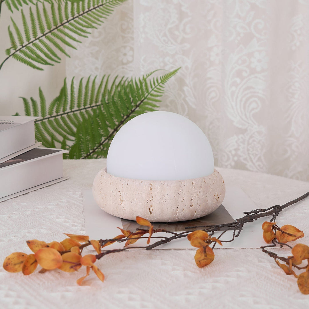 Travertine Table Lamp | Noxord